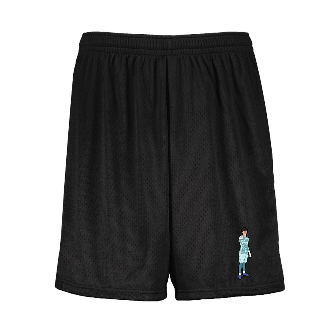 Shorts — Name Vertical in Black