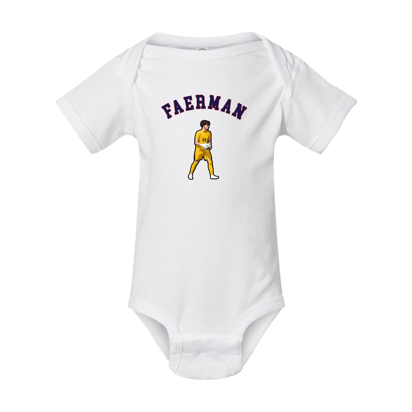 Baby Onesie — Shirsey Arch in White