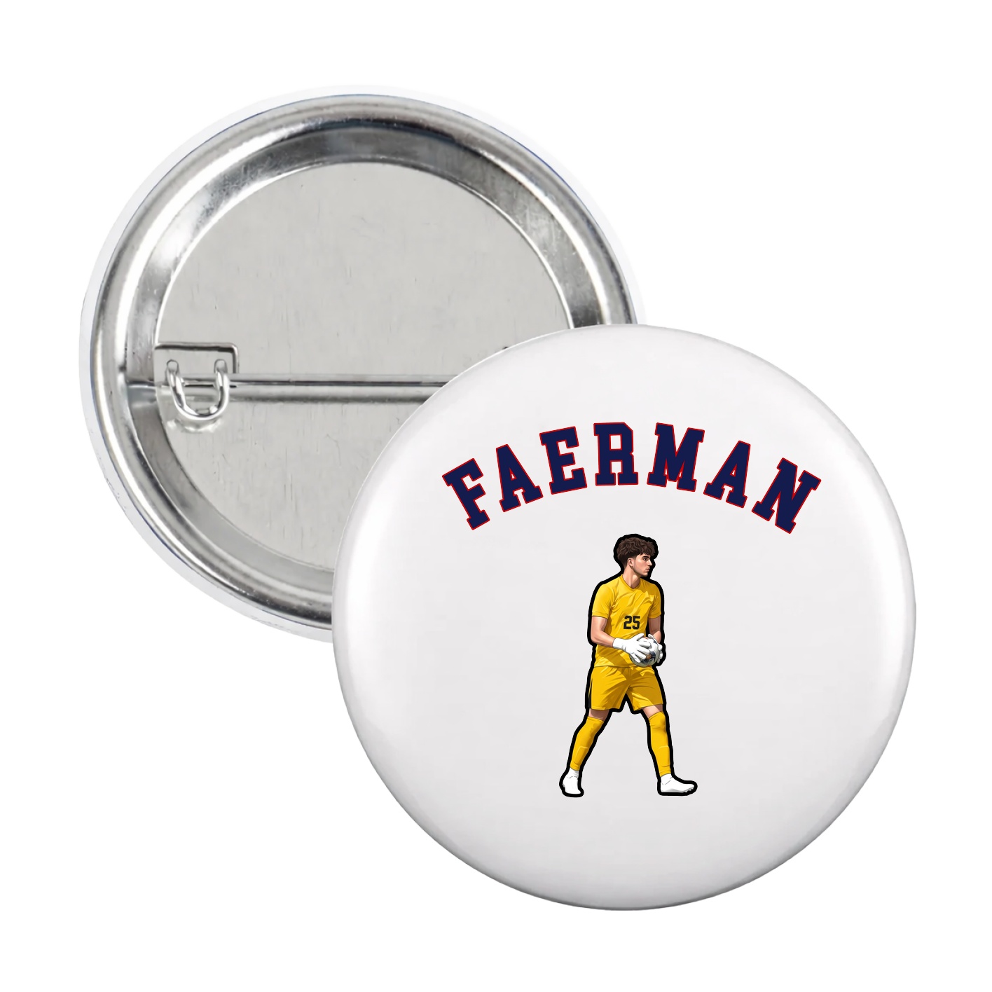 Game Day Button — Shirsey Arch in White