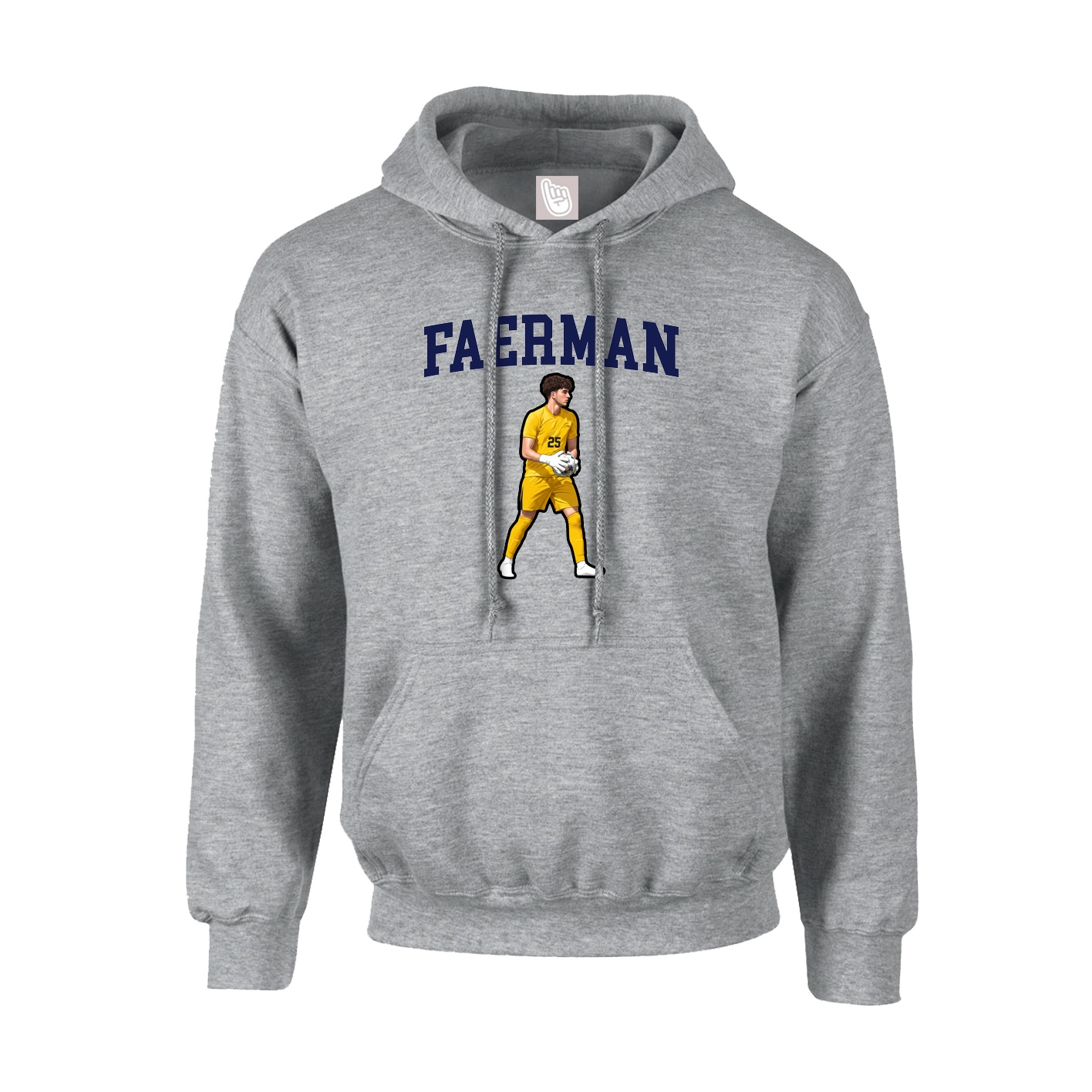 Hoodie — Shirsey in Grey