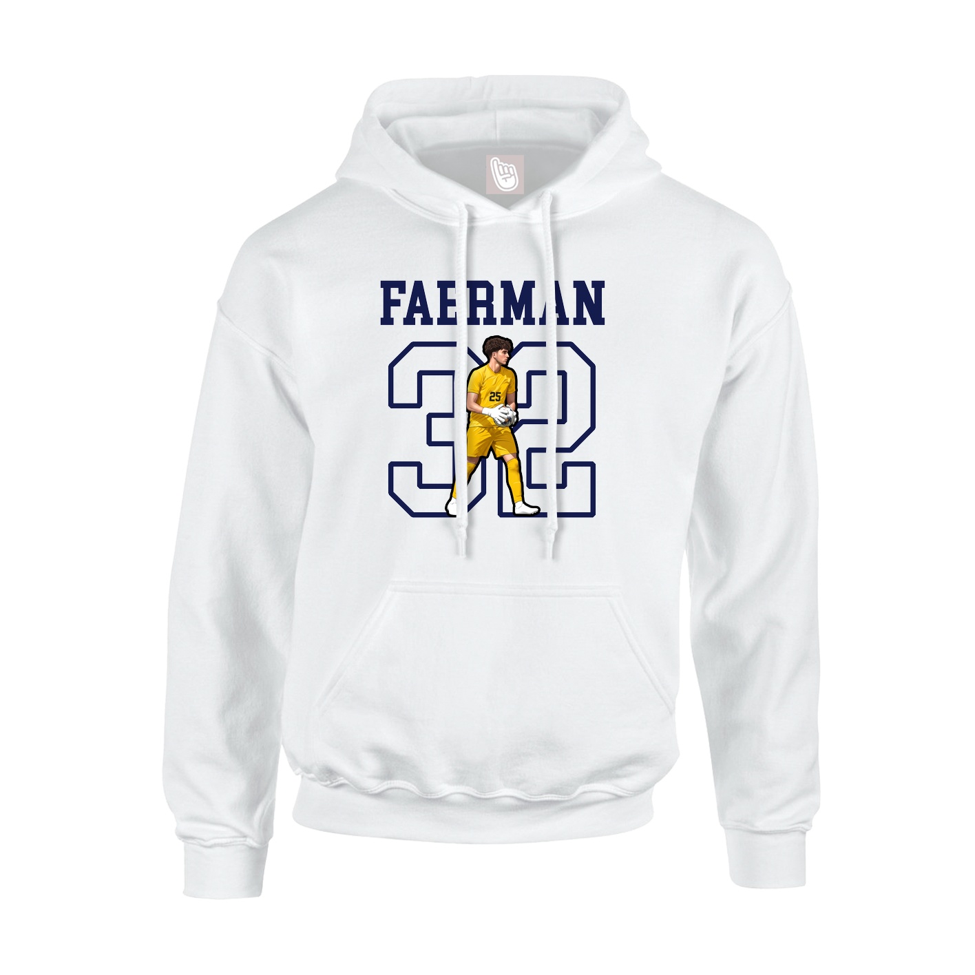 Hoodie — Shirsey in White
