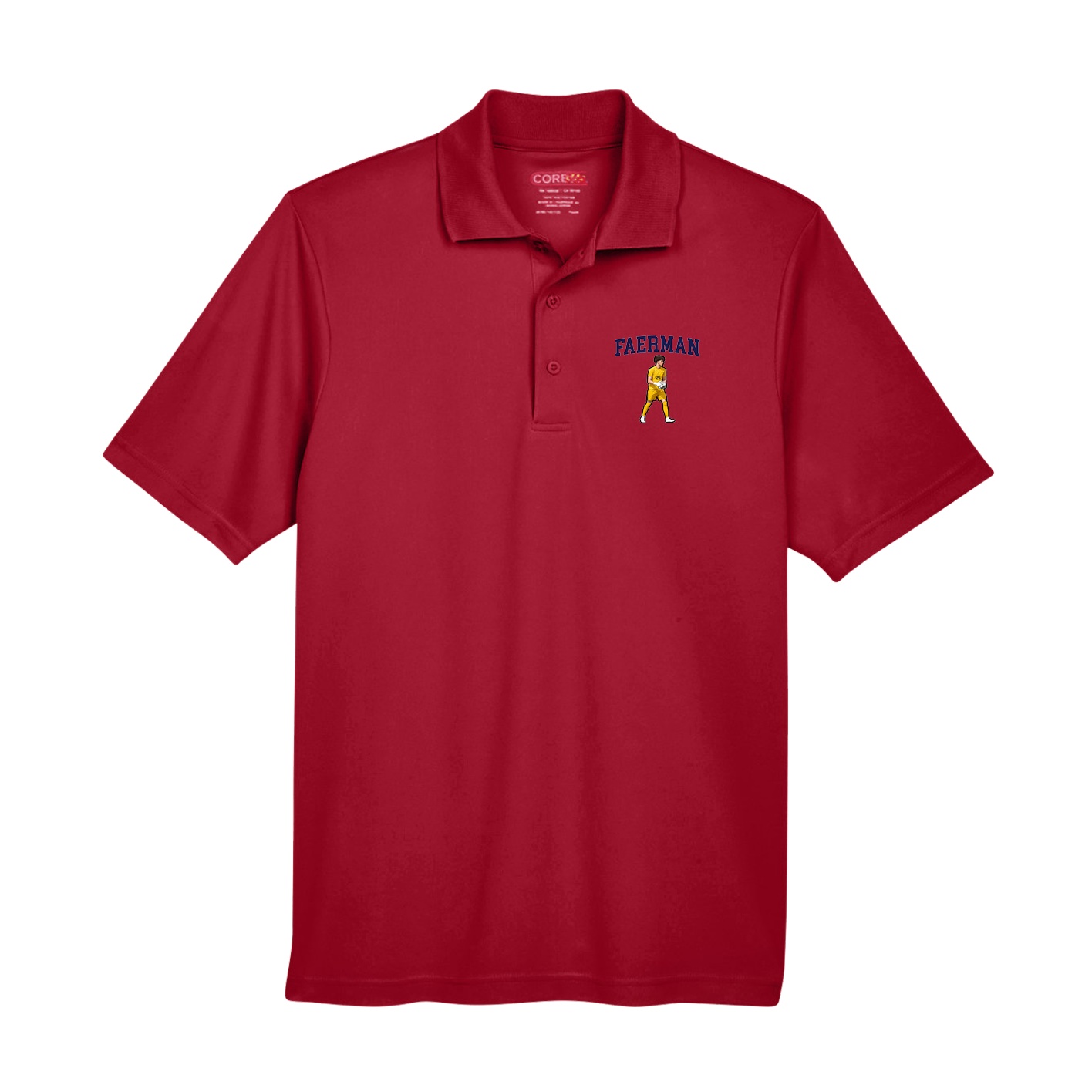 Performance Polo — Shirsey in Red