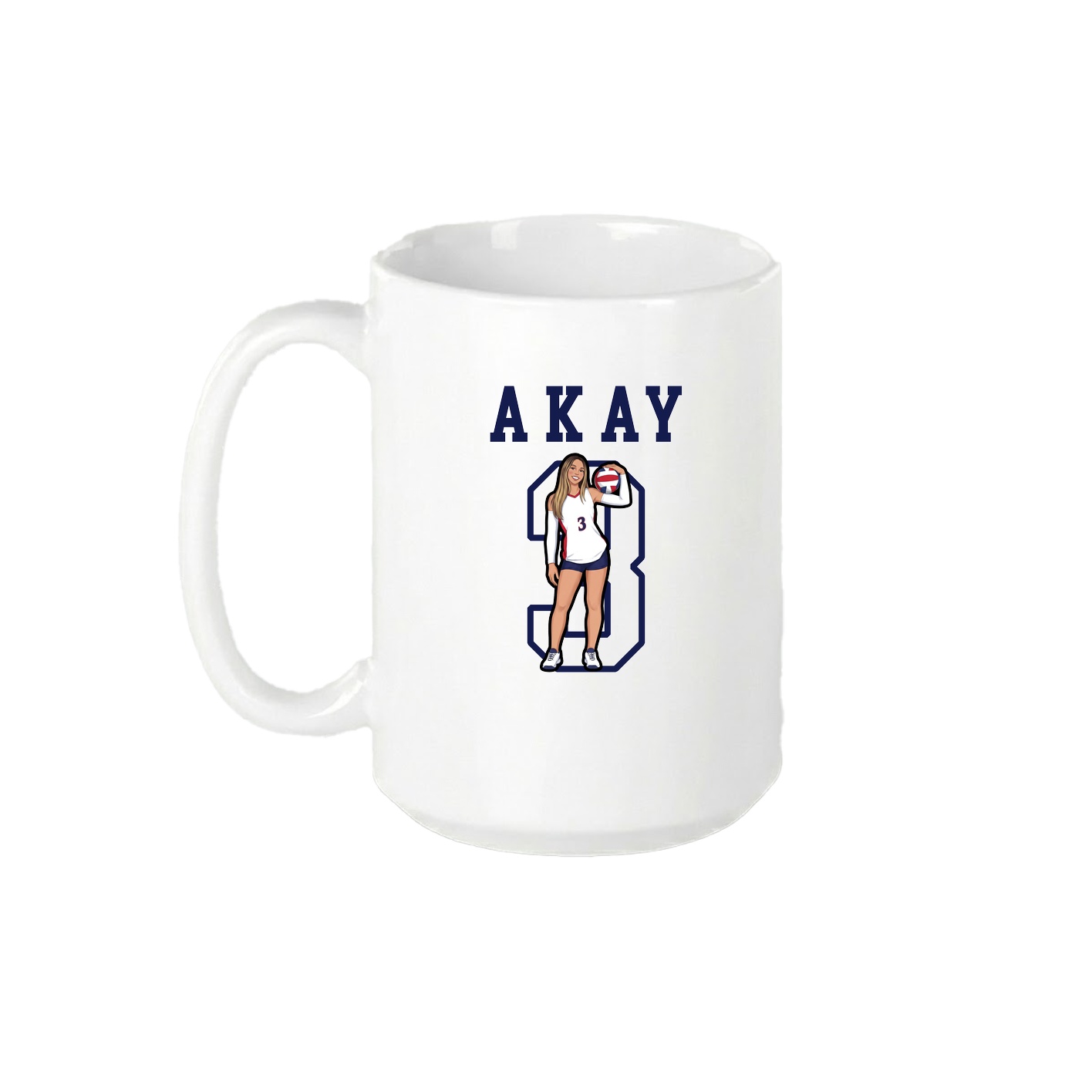 15oz Coffee Mug — Shirsey in White
