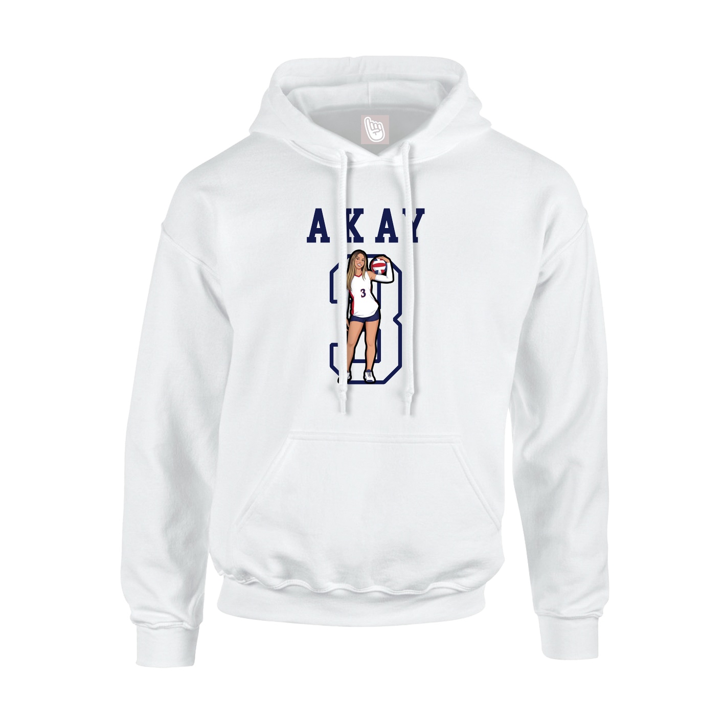 Youth Hoodie — Shirsey in White