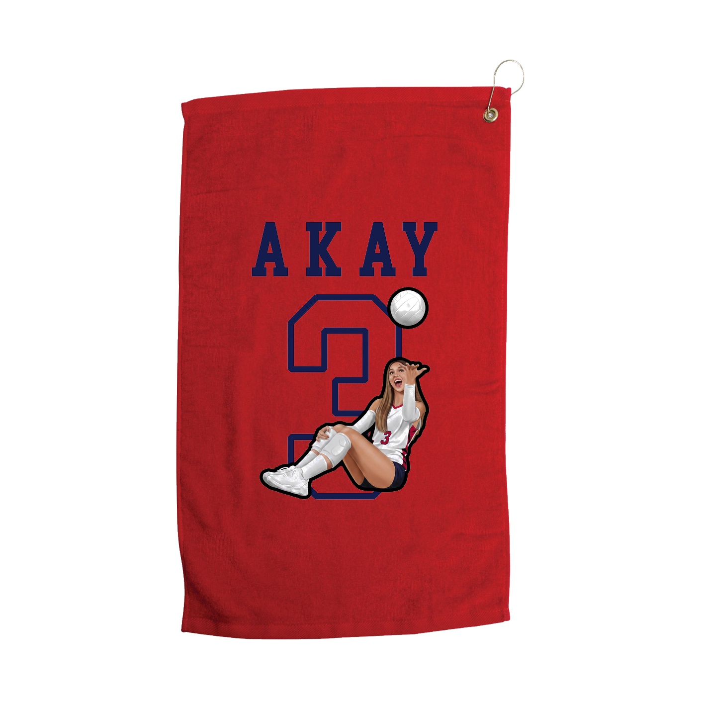 Golf Towel — Shirsey in Red