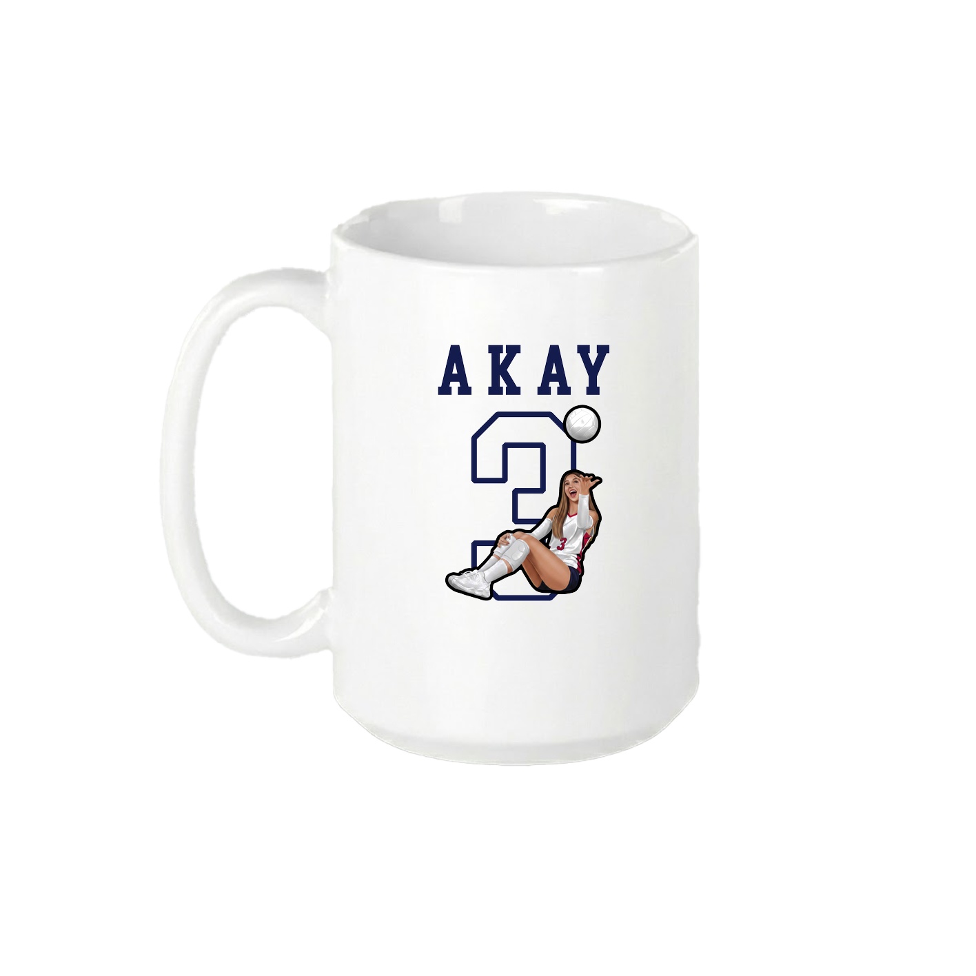 15oz Coffee Mug — Shirsey in White