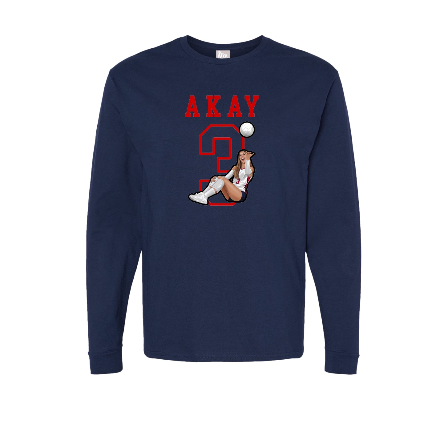 Long Sleeve Tee — Shirsey in Navy