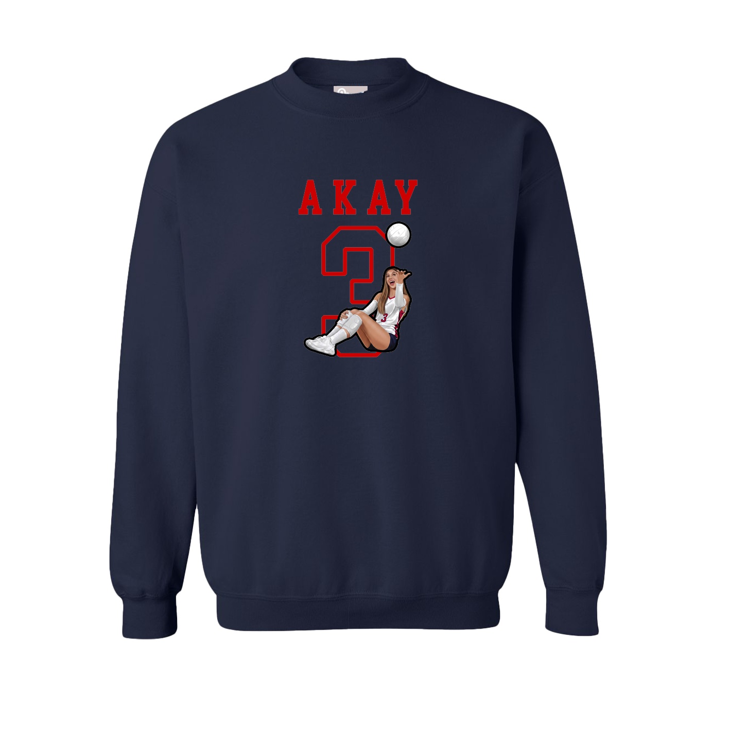 Fleece Crew — Shirsey in Navy