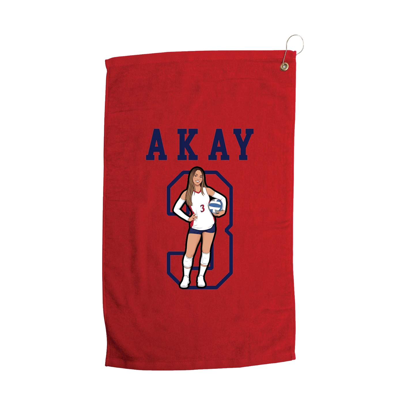 Golf Towel — Shirsey in Red