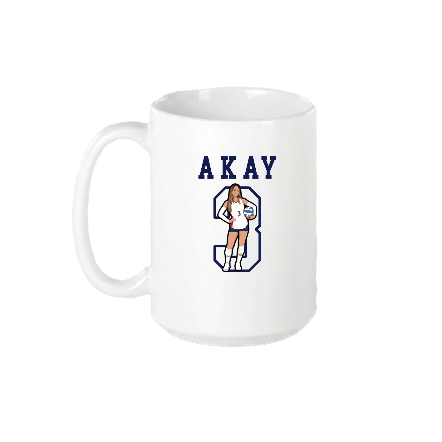 15oz Coffee Mug — Shirsey in White