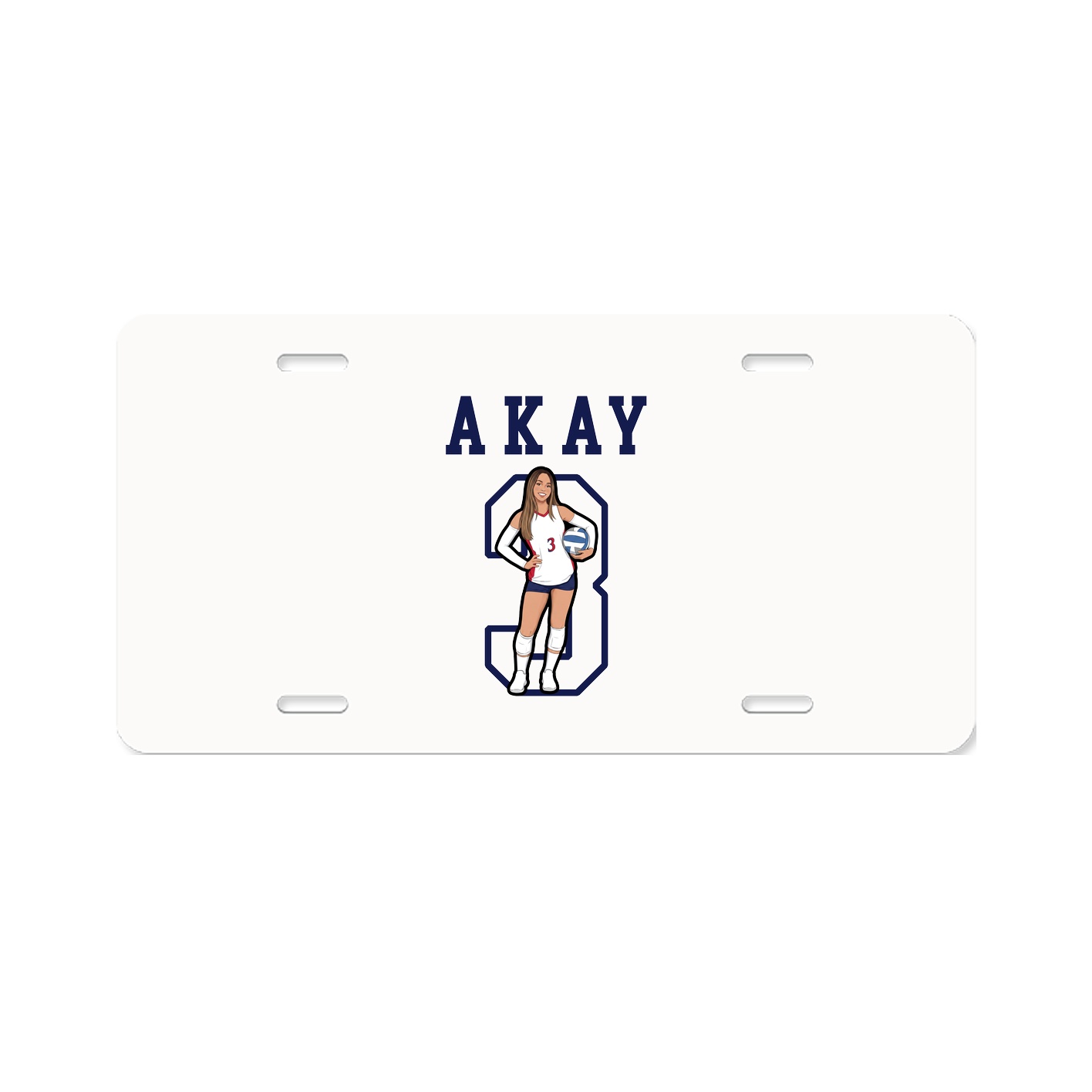 License Plate — Shirsey in Classic