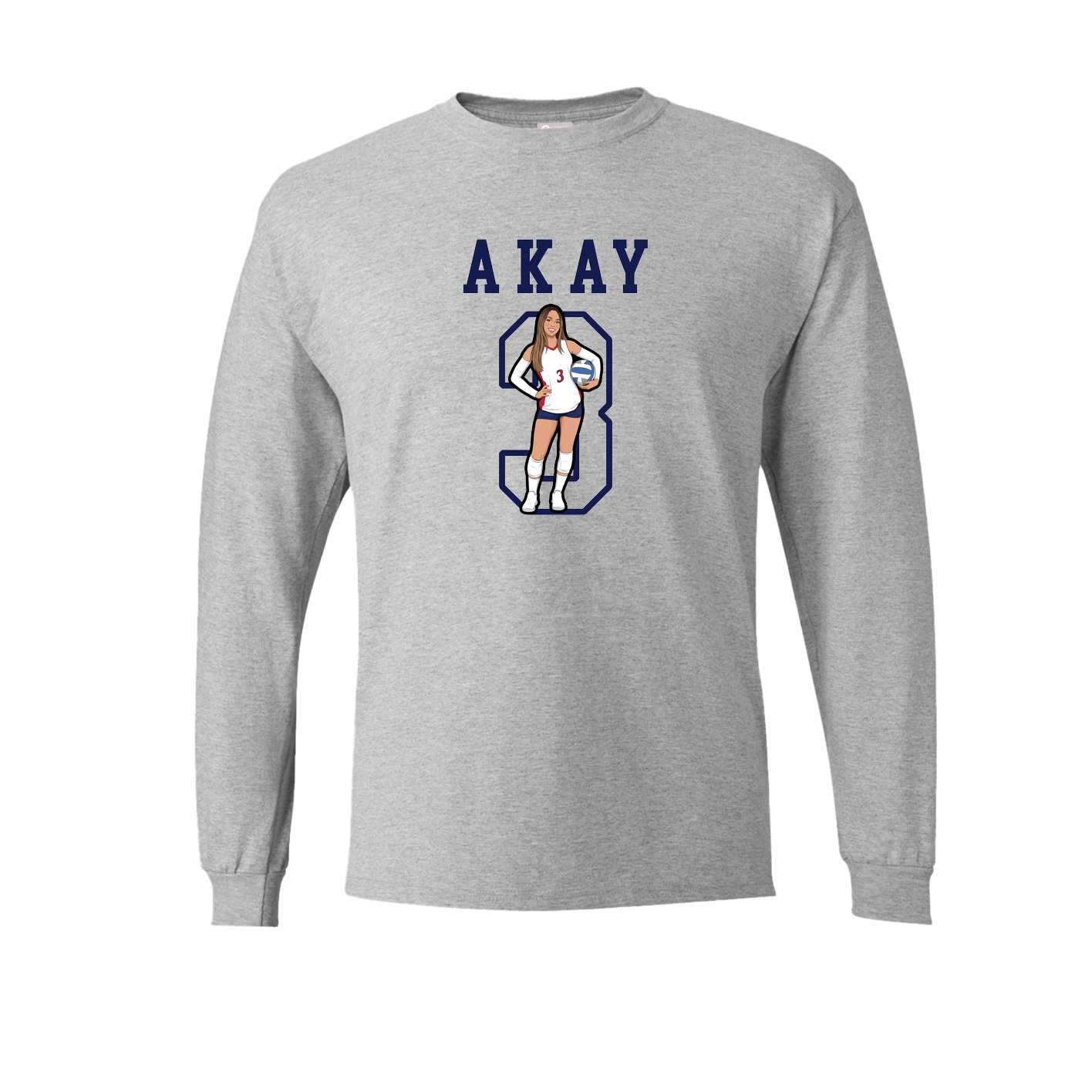 Long Sleeve Tee — Shirsey in Grey