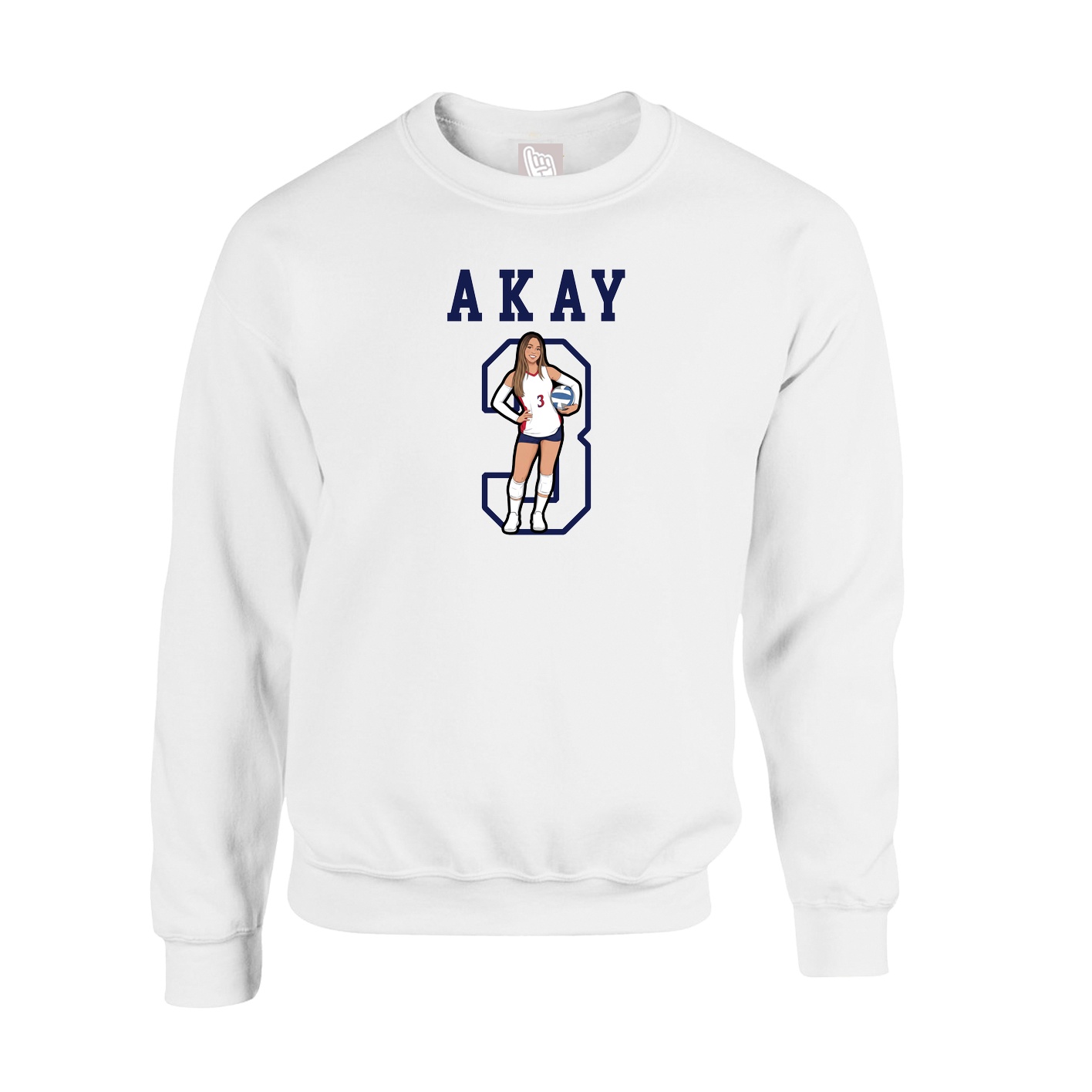 Fleece Crew — Shirsey in White