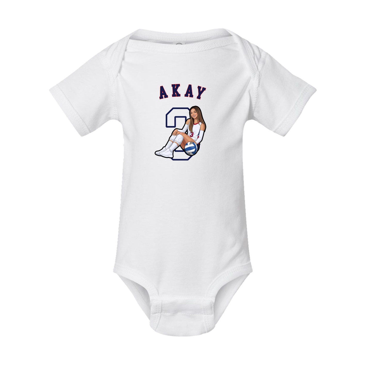 Baby Onesie — Shirsey Arch in White