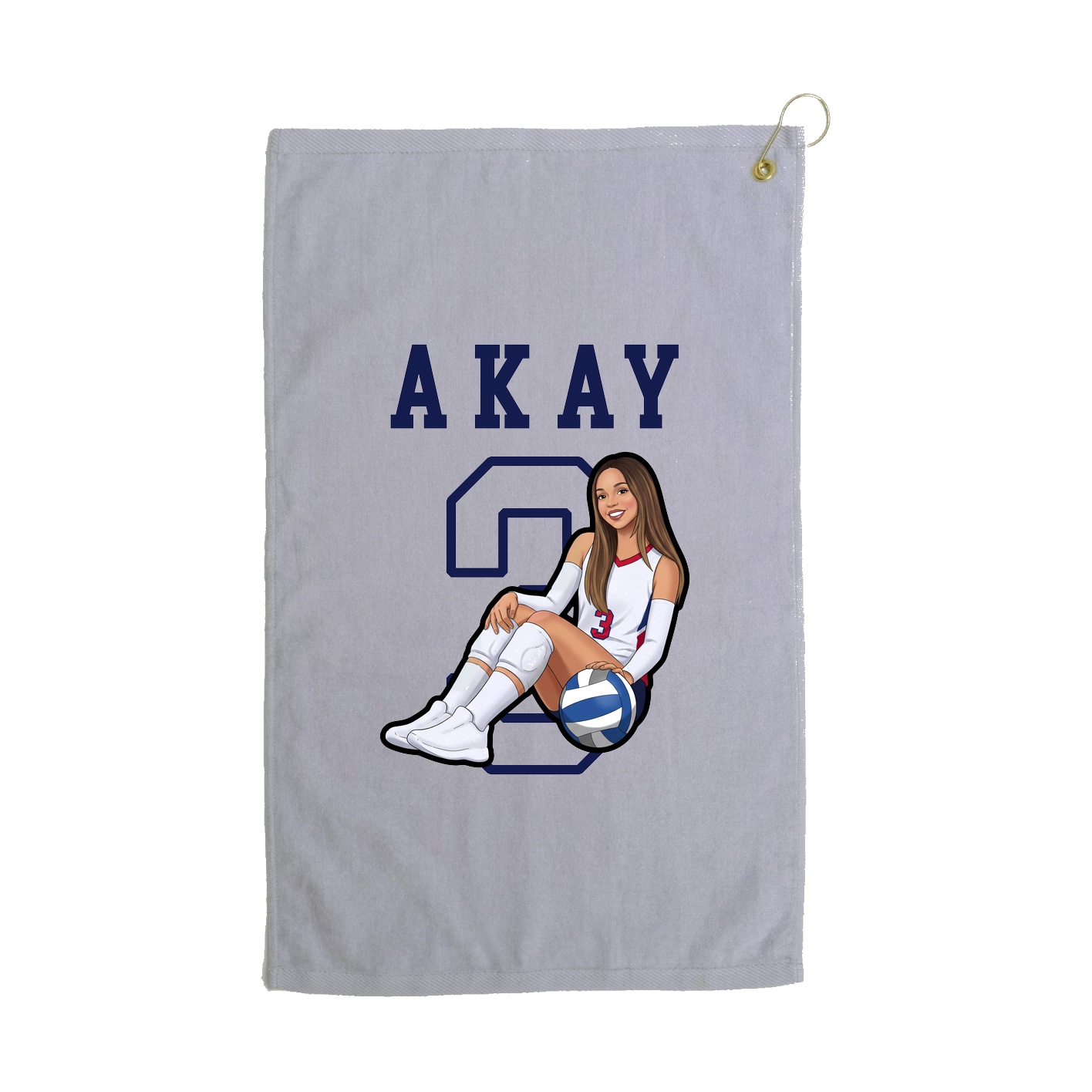 Golf Towel — Shirsey in Grey