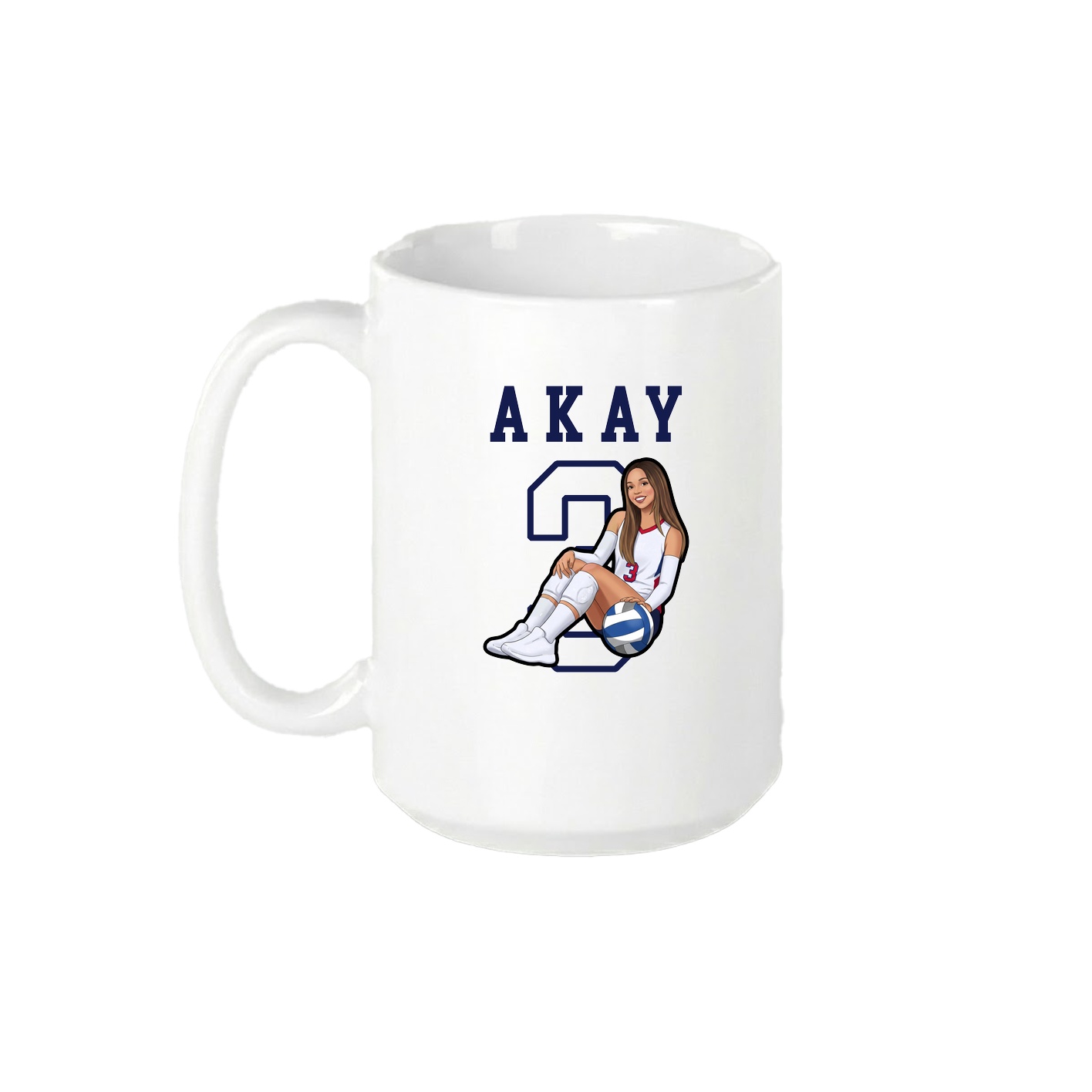 15oz Coffee Mug — Shirsey in White