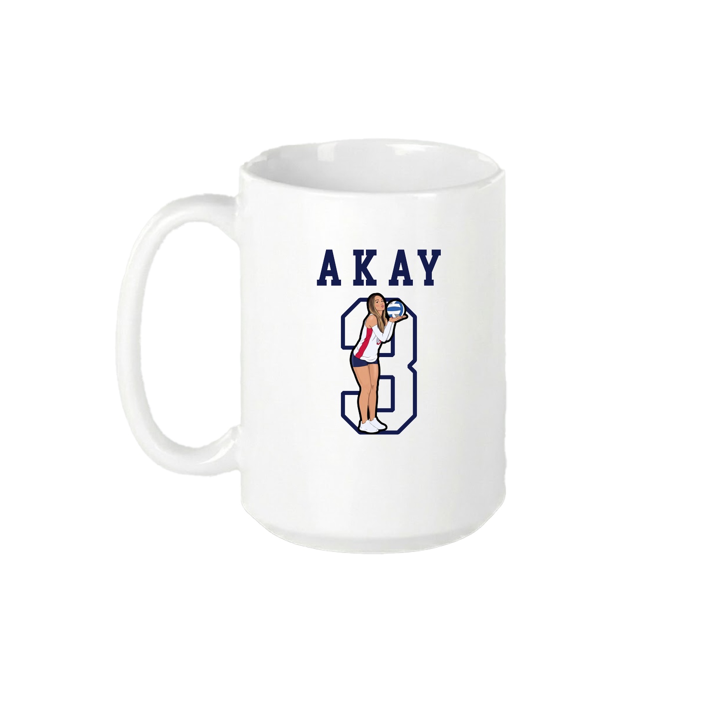 15oz Coffee Mug — Shirsey in White