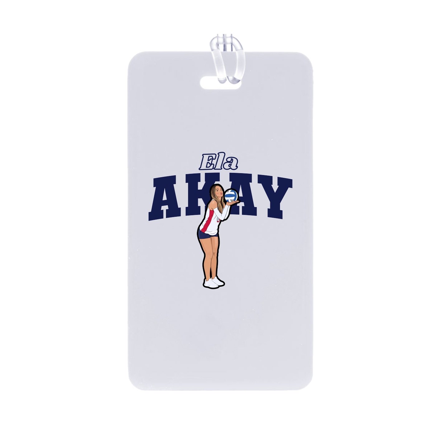 Bag Tag — Name Arch in Classic