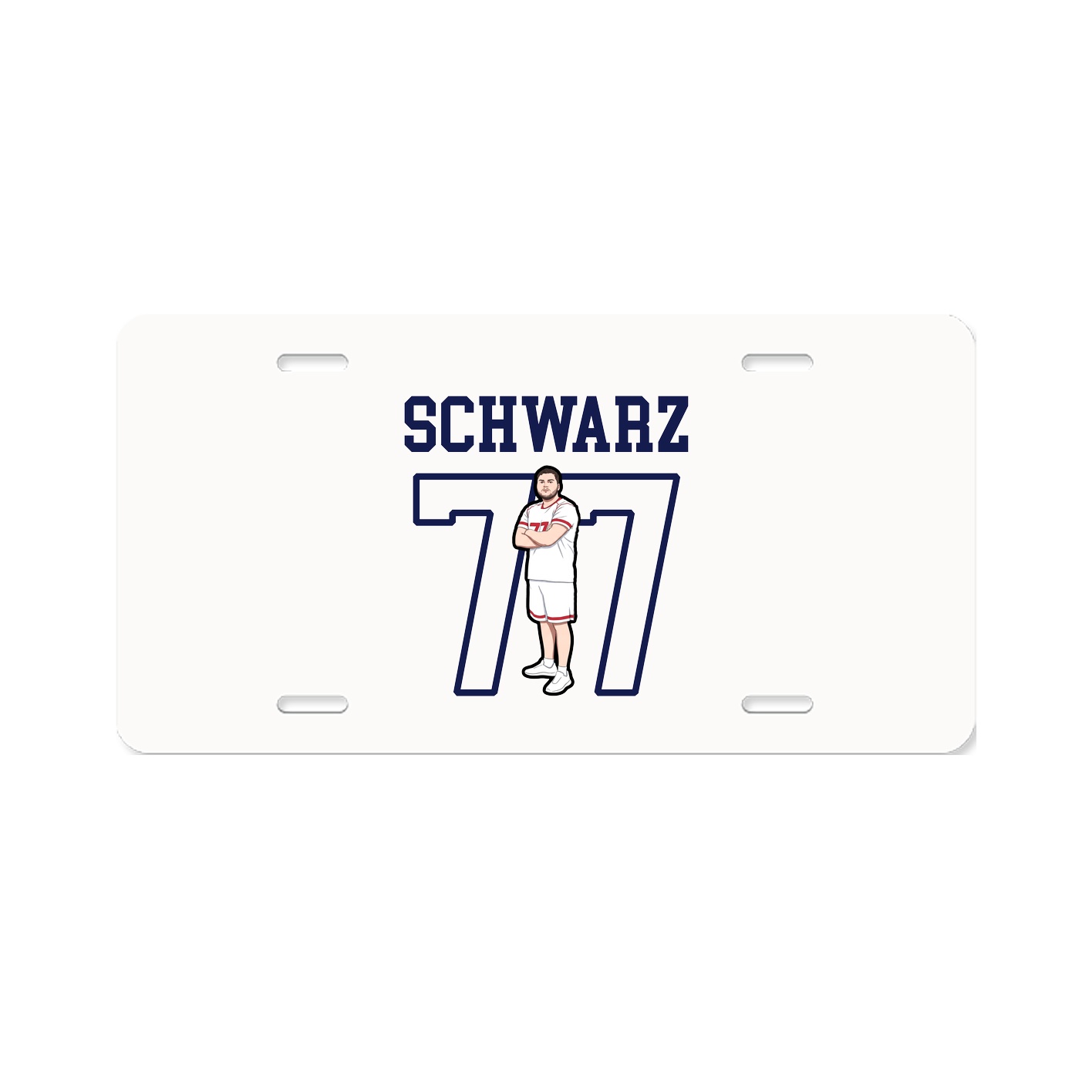 License Plate — Shirsey in Classic