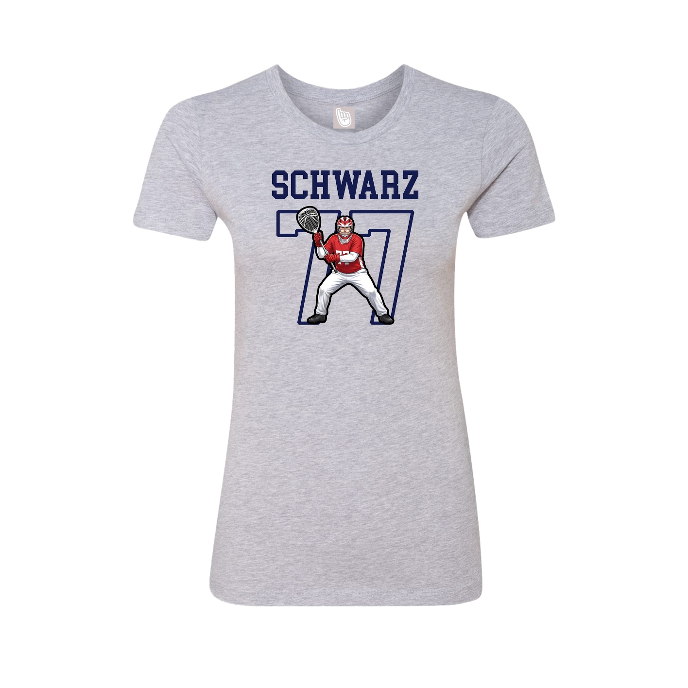 Fitted Women's Tee — Shirsey in Grey