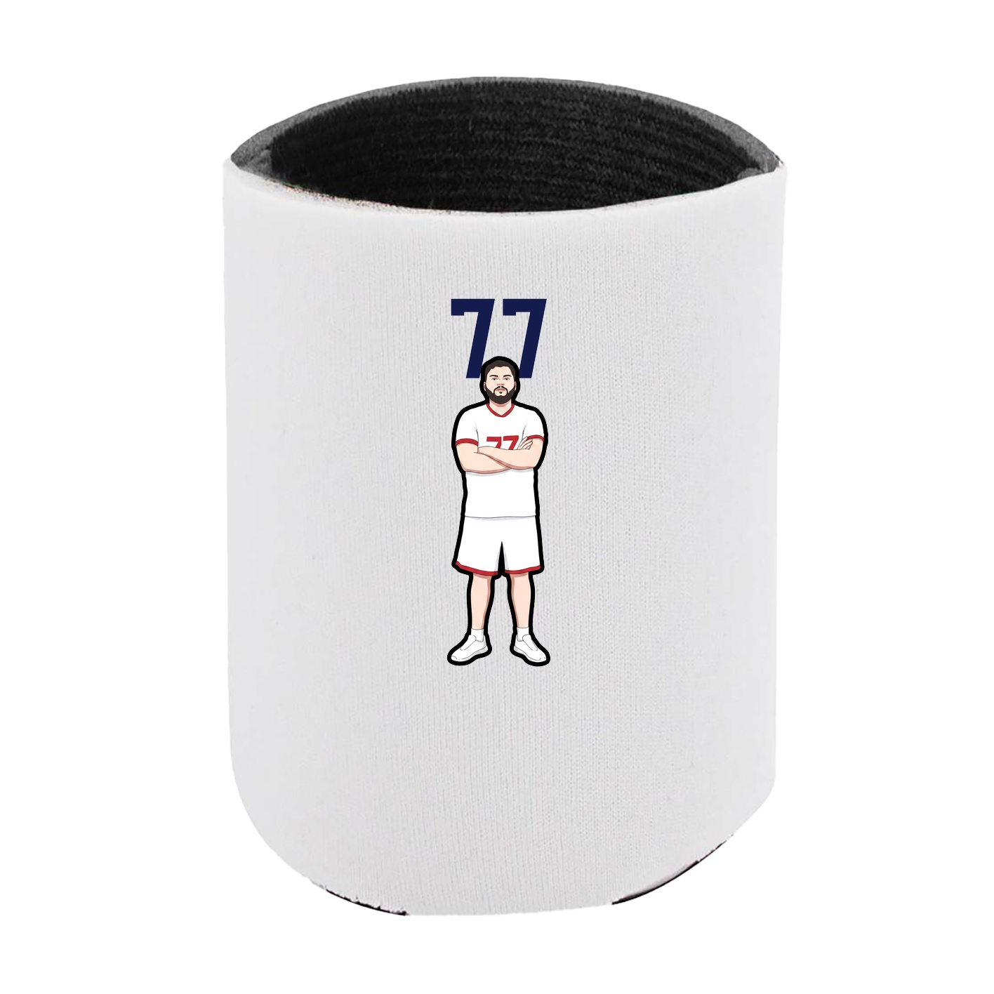 Can Holder — Number Top in White