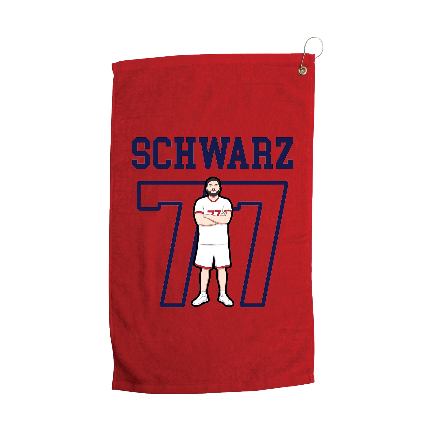 Golf Towel — Shirsey in Red