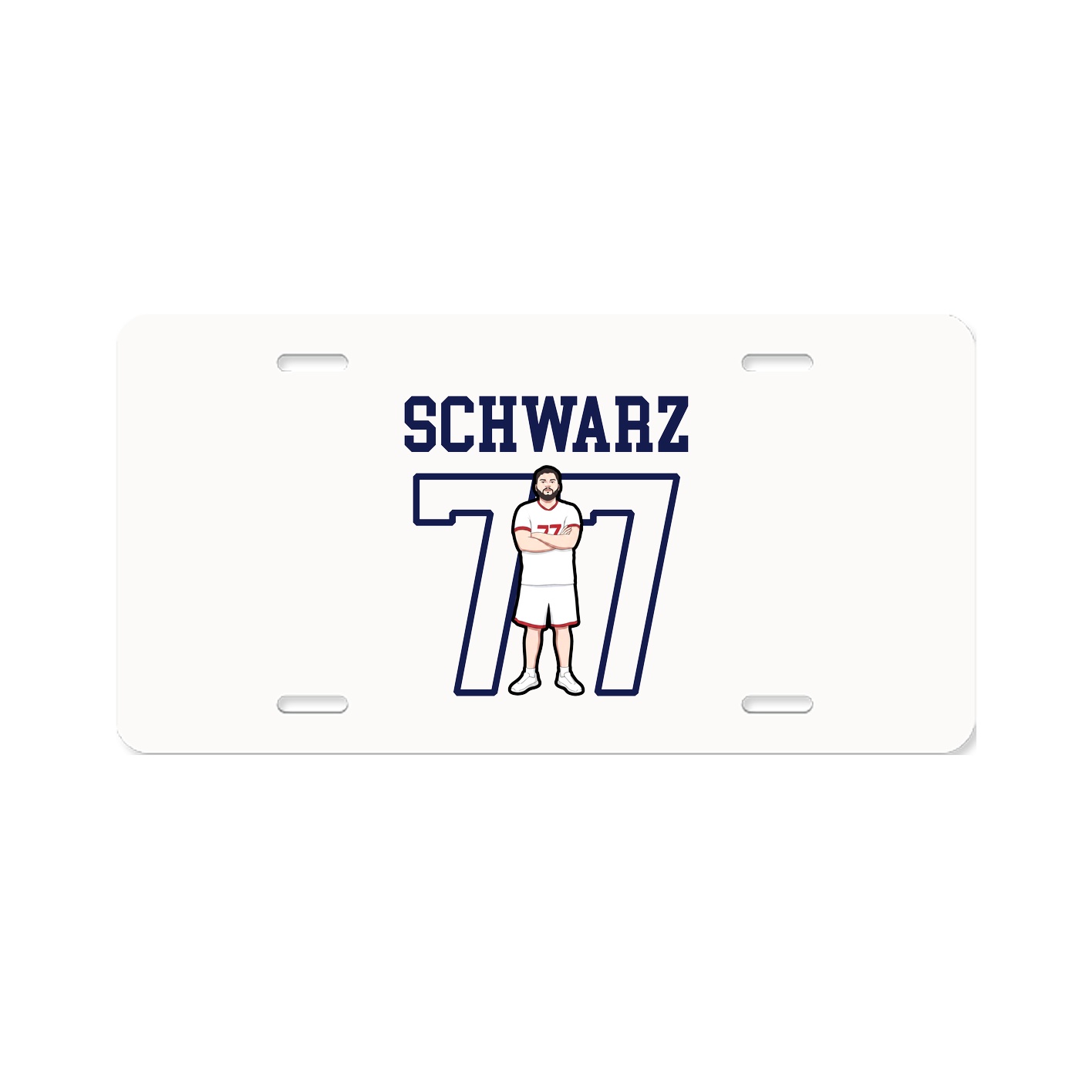 License Plate — Shirsey in Classic