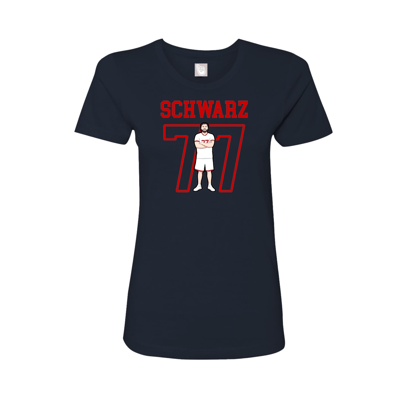 Fitted Women's Tee — Shirsey in Navy