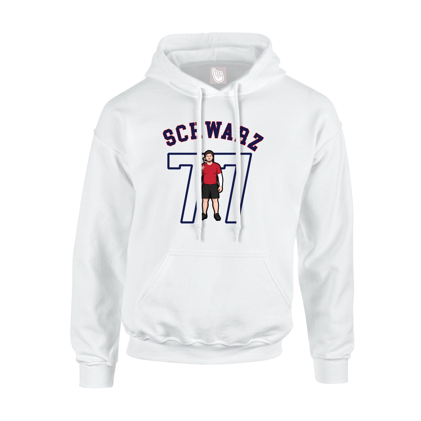 Youth Hoodie — Shirsey Arch in White