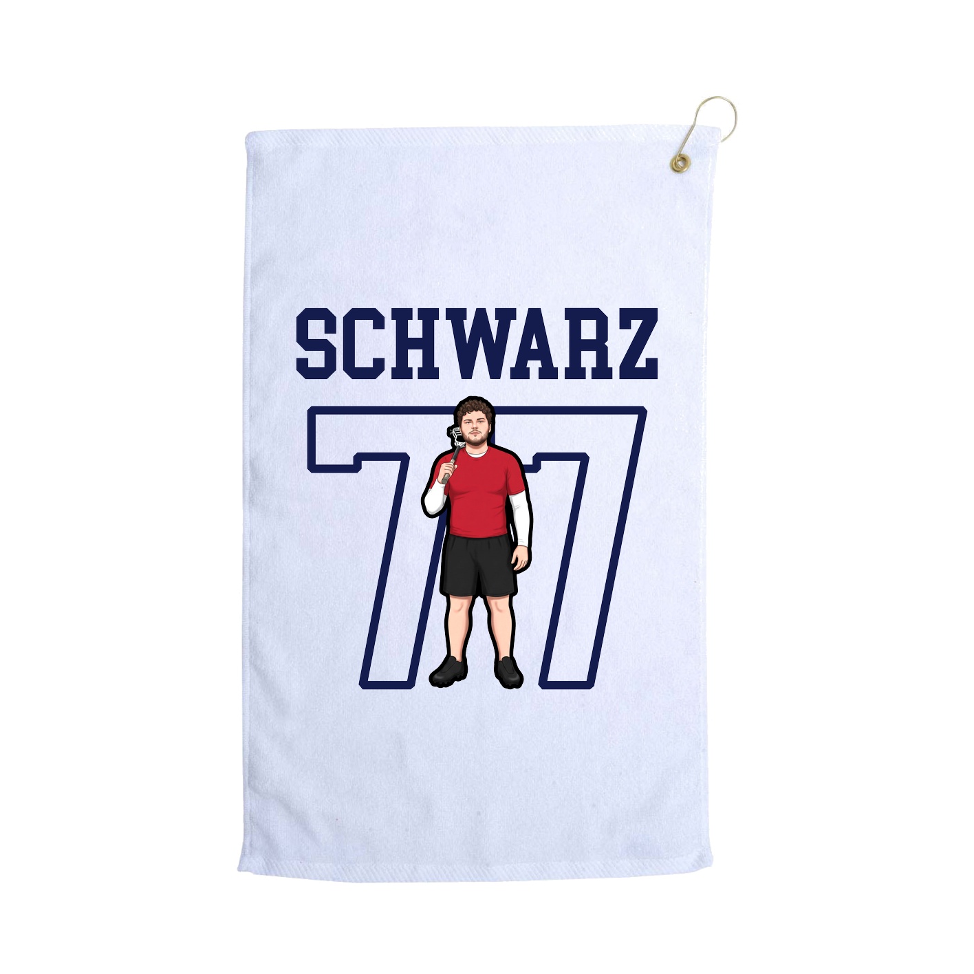 Golf Towel — Shirsey in White