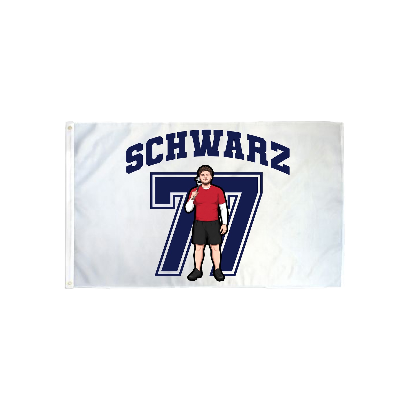 3x5 Flag — Number in Classic