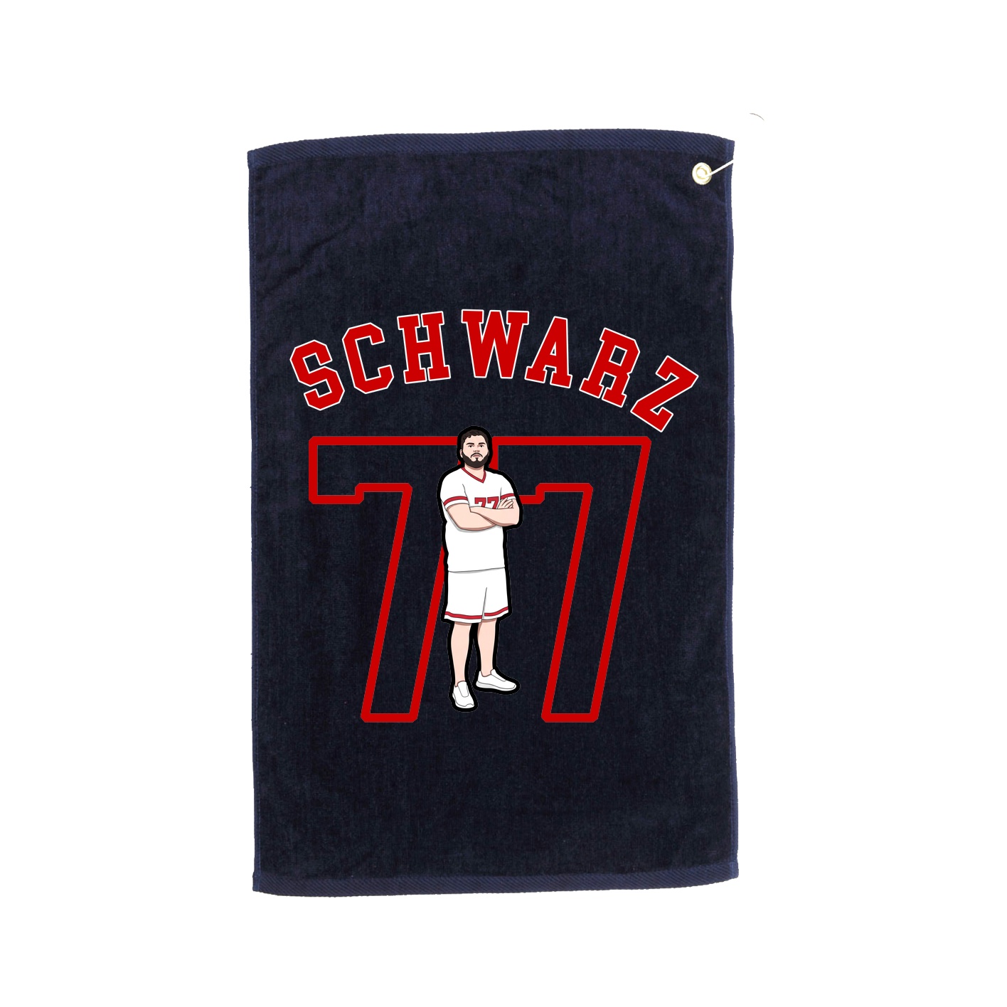 Golf Towel — Shirsey Arch in Navy