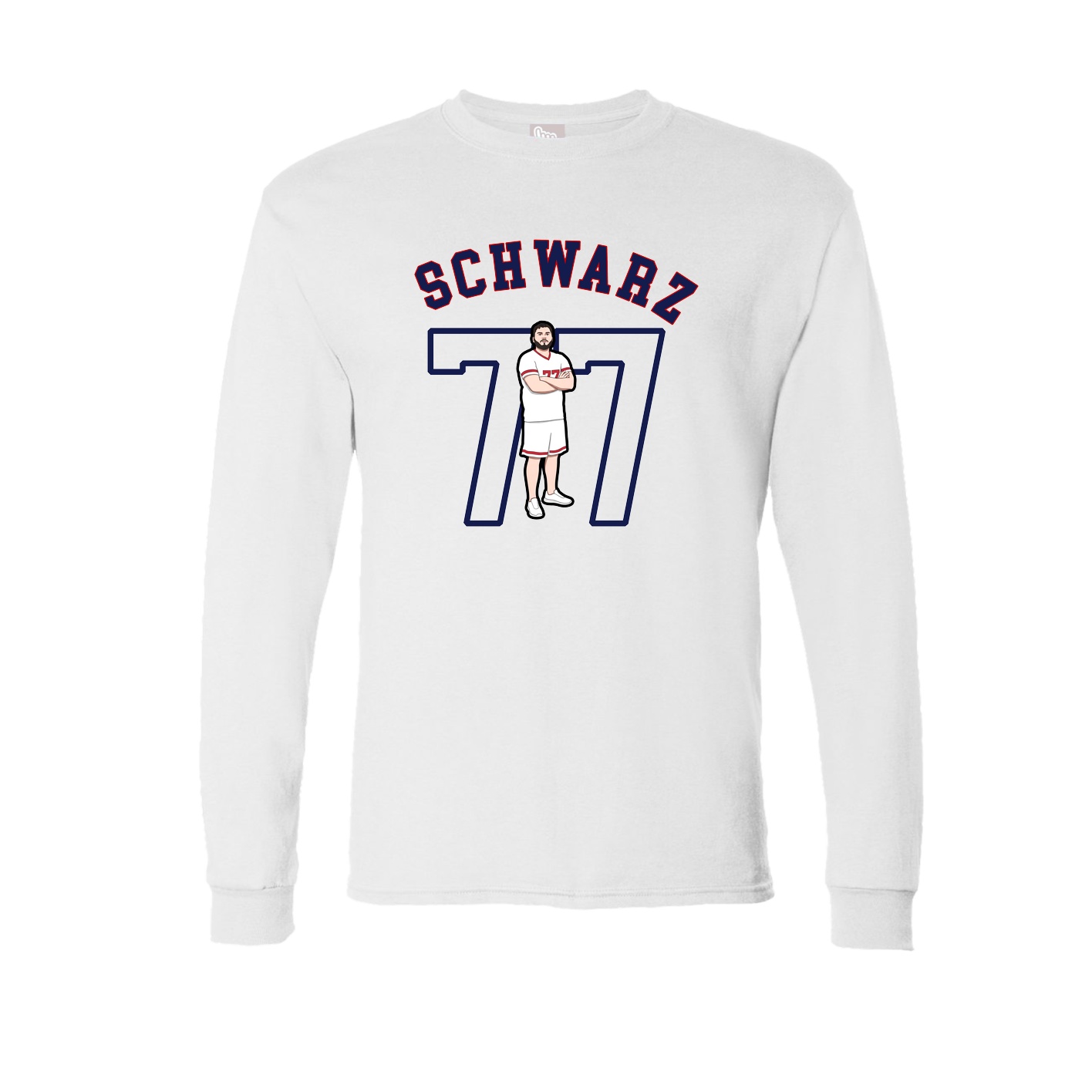 Long Sleeve Tee — Shirsey Arch in White