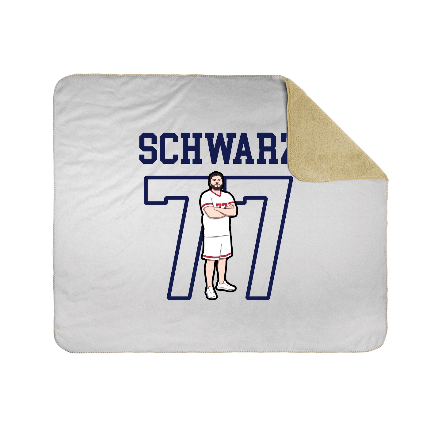 Throw Blanket — Shirsey in White