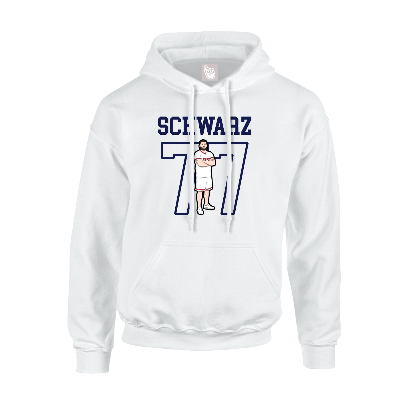 Hoodie — Shirsey in White