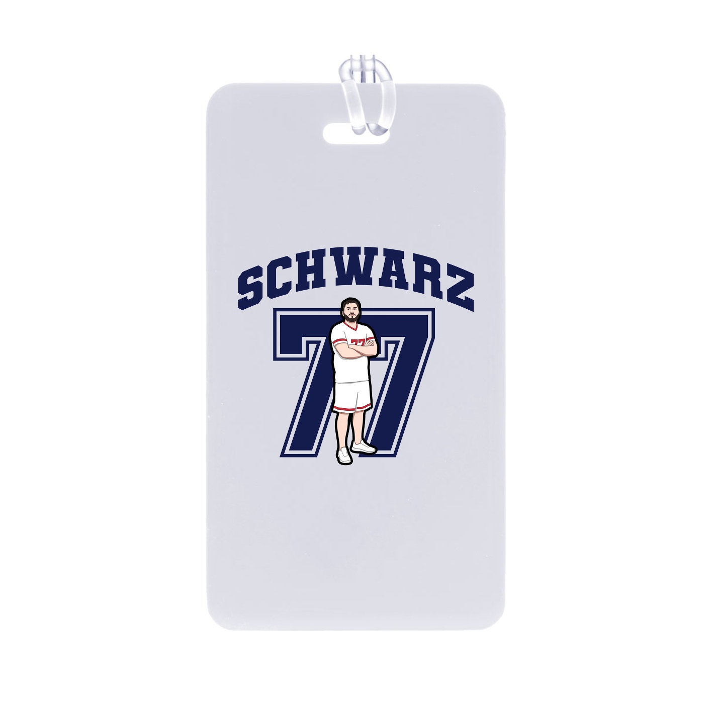 Bag Tag — Number in Classic