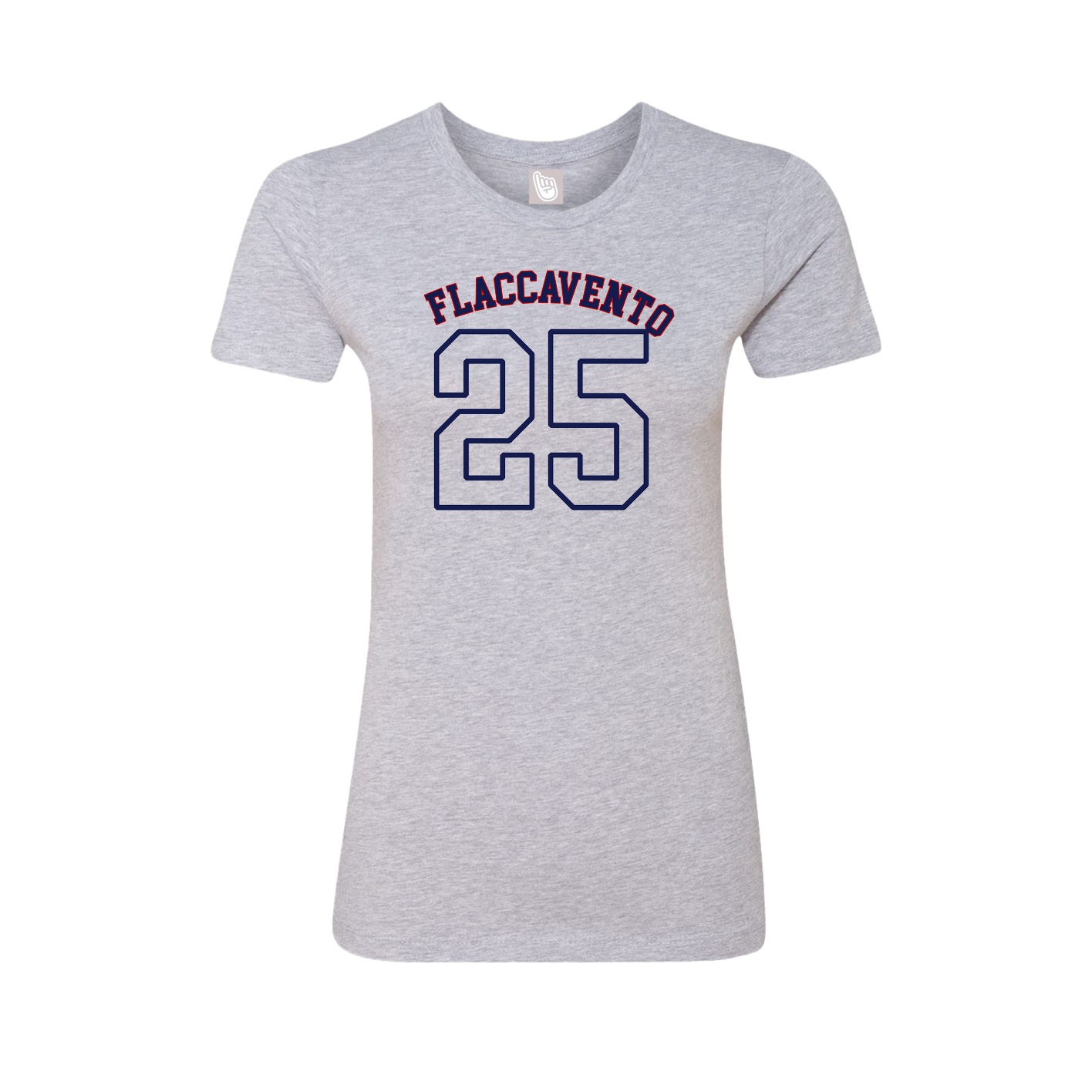 Fitted Women's Tee — Shirsey Arch in Grey