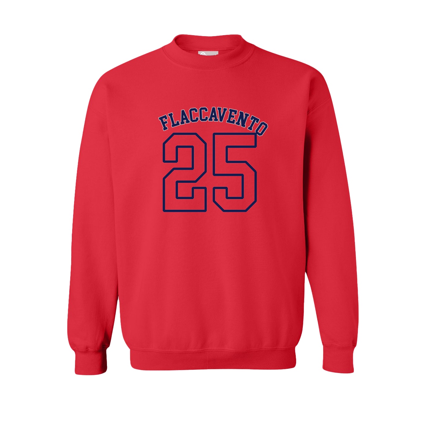 Fleece Crew — Shirsey Arch in Red