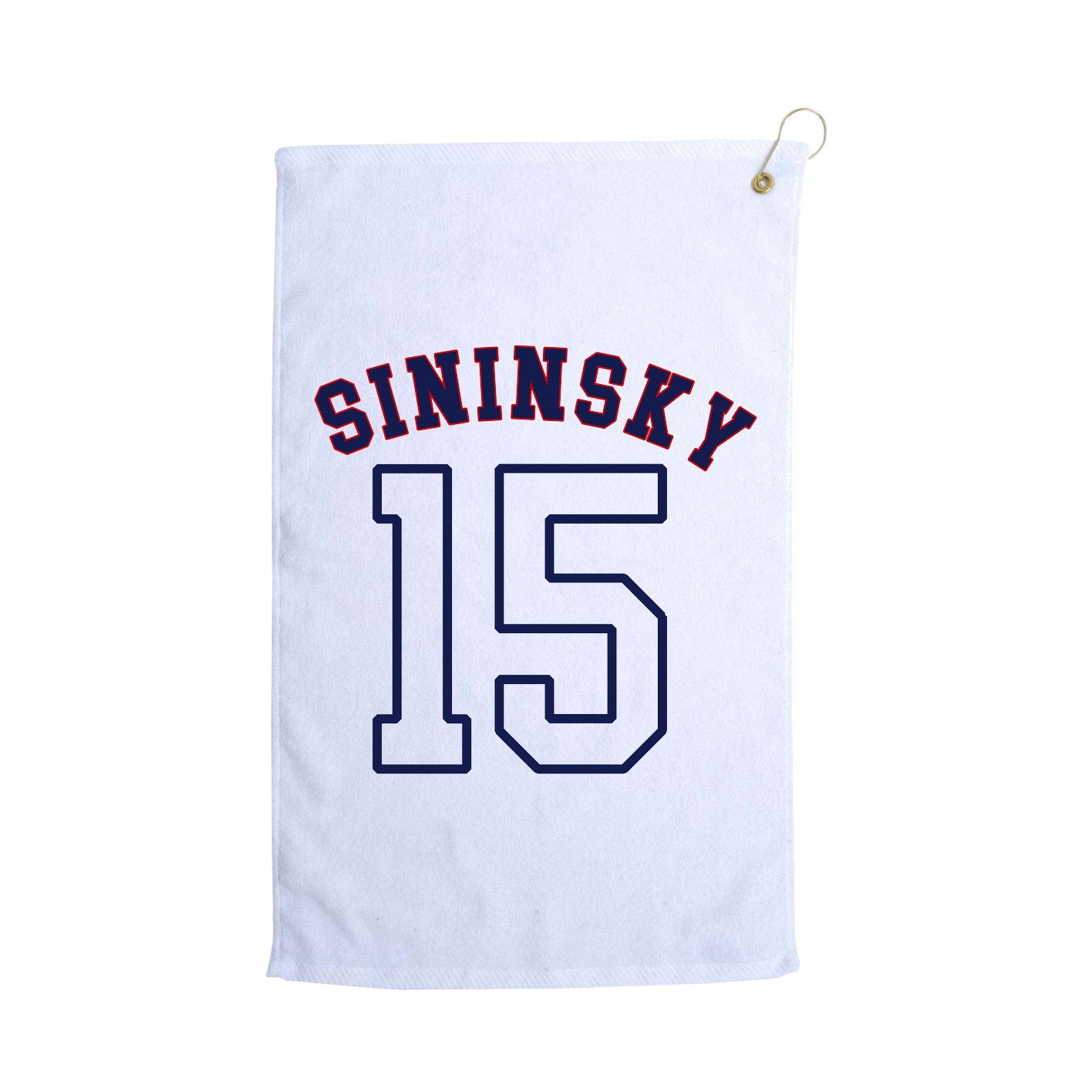 Golf Towel — Shirsey Arch in White