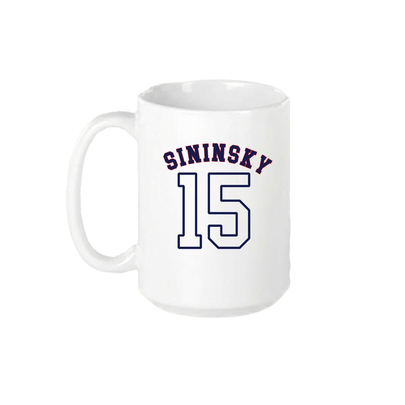 15oz Coffee Mug — Shirsey Arch in White