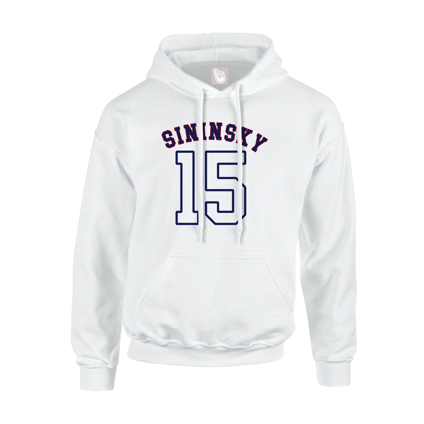 Youth Hoodie — Shirsey Arch in White