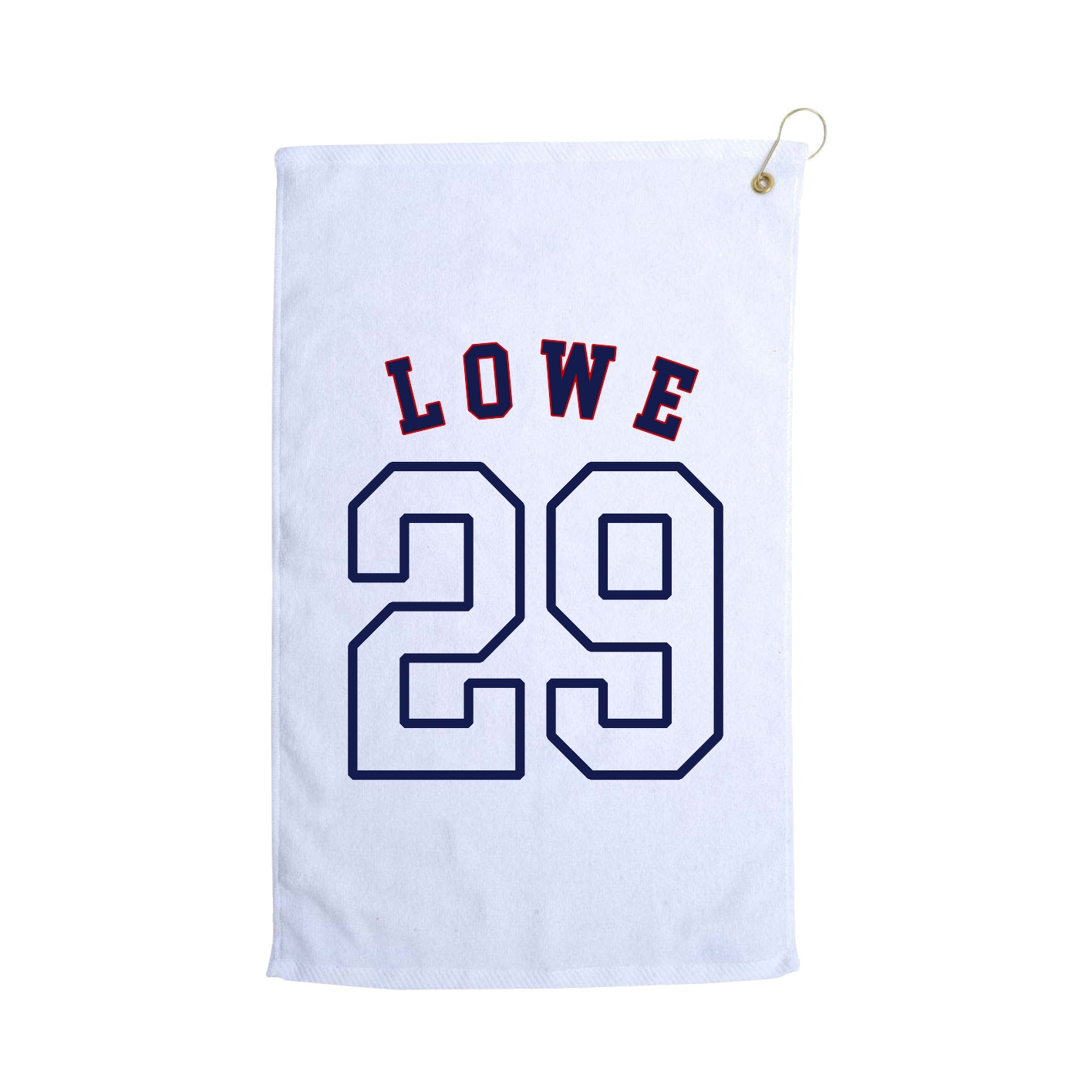 Golf Towel — Shirsey Arch in White