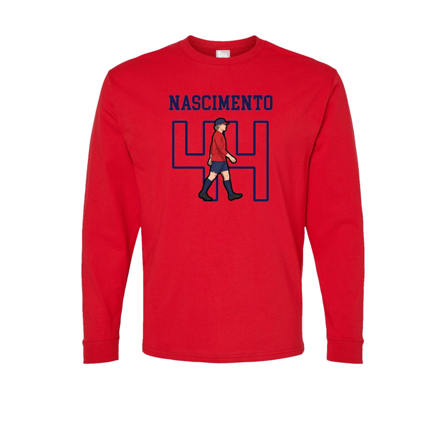 Long Sleeve Tee — Shirsey in Red