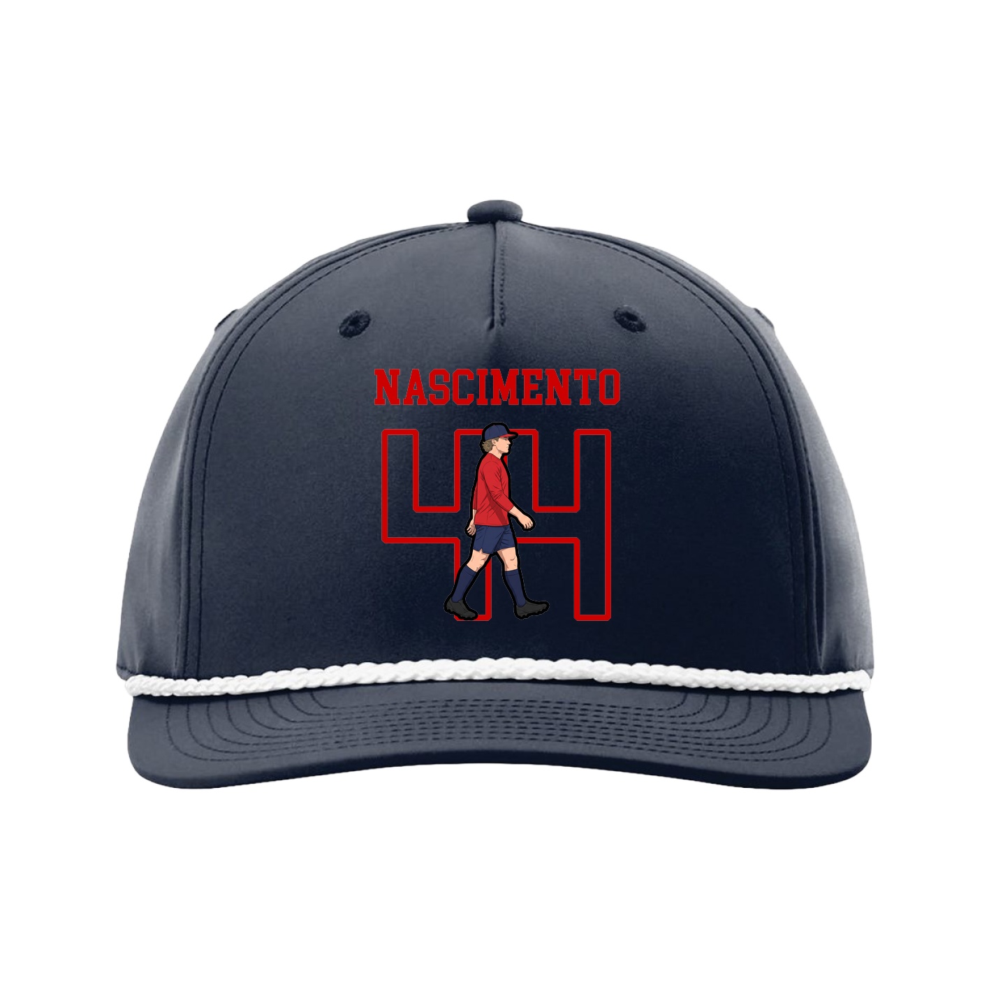 Five-Panel Classic Rope Cap — Shirsey in Navy