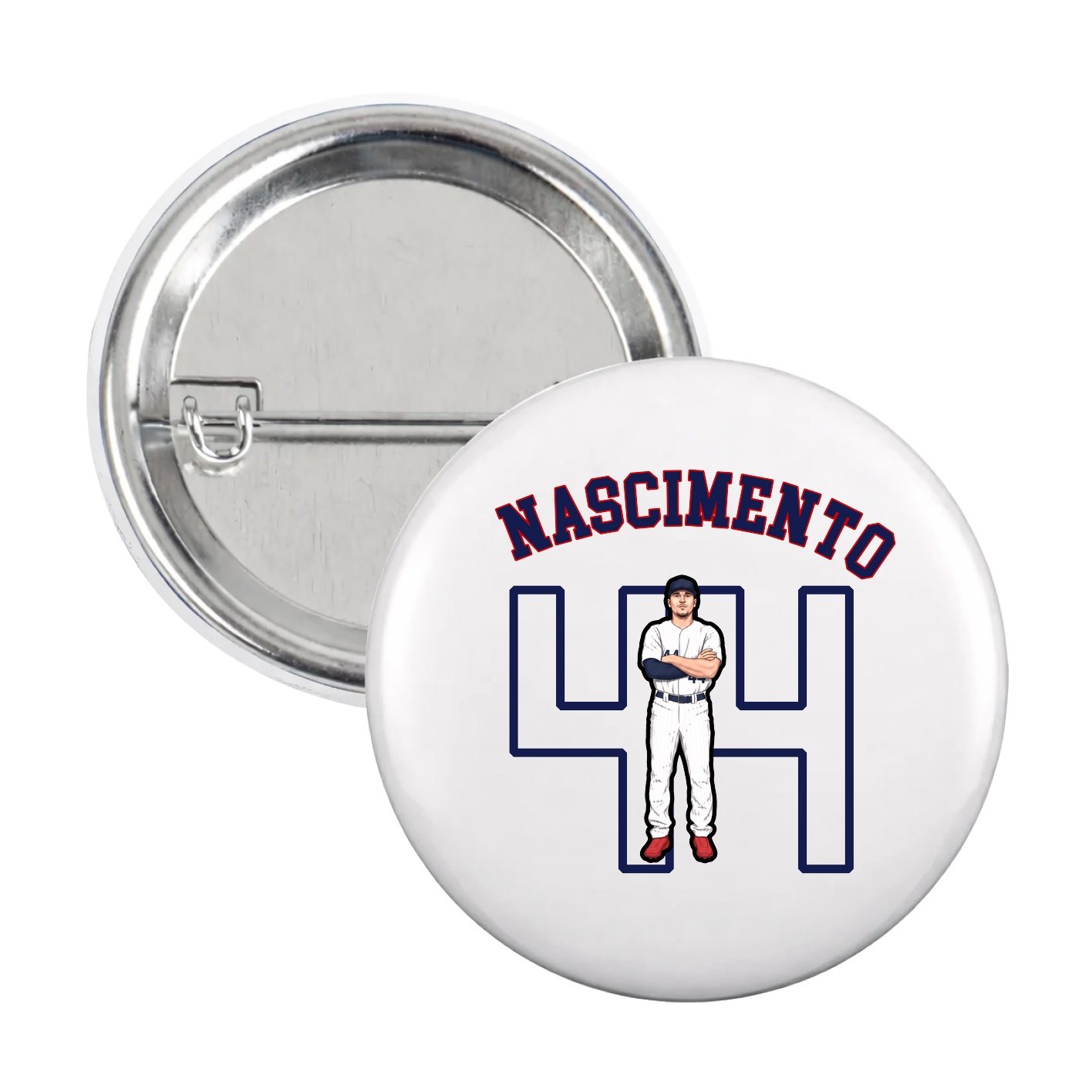 Game Day Button — Shirsey Arch in White