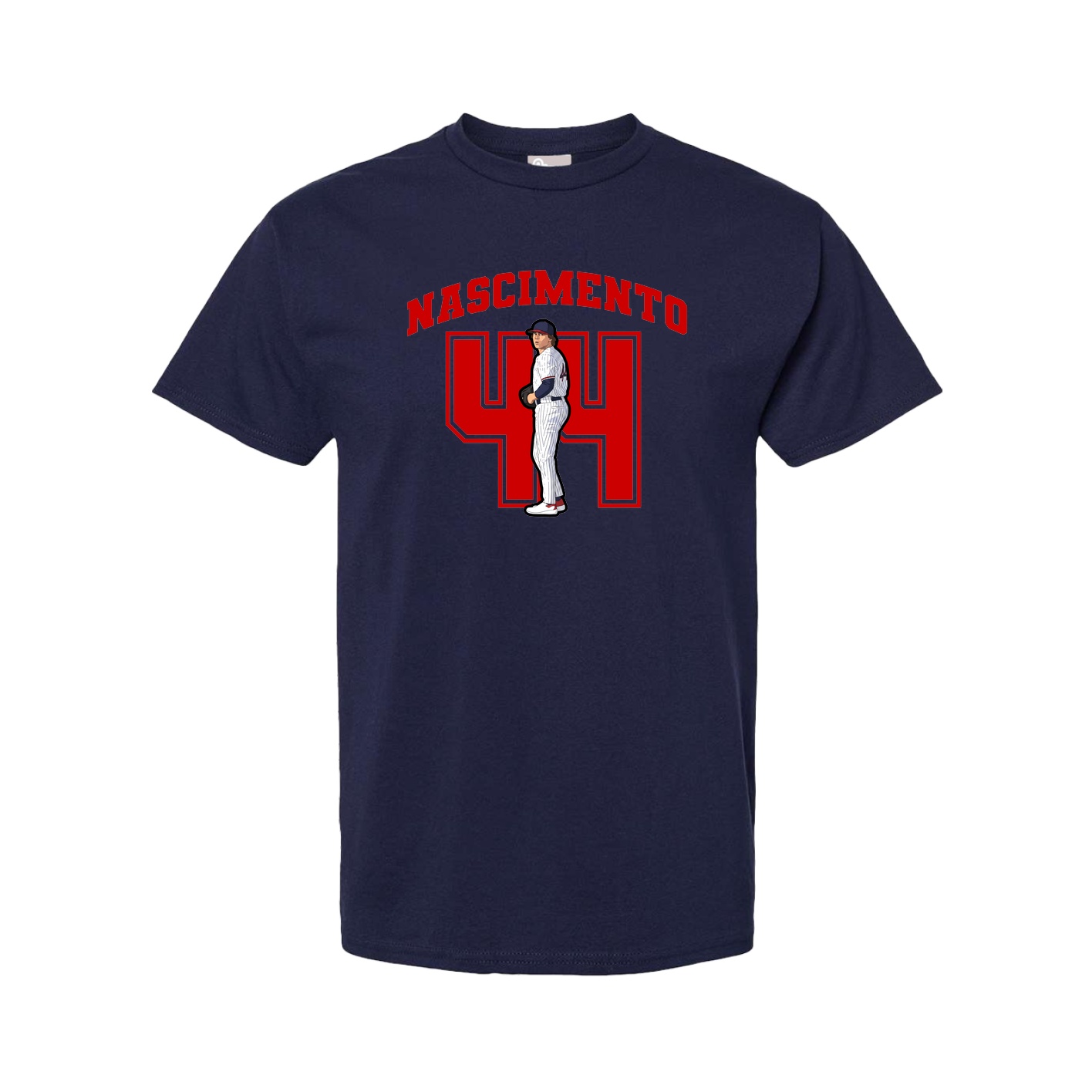 Youth Tee — Number in Navy