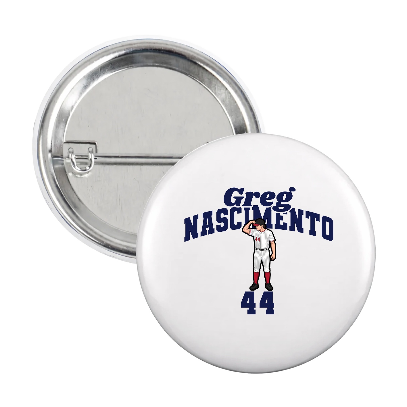 Game Day Button — Signature Arch in White