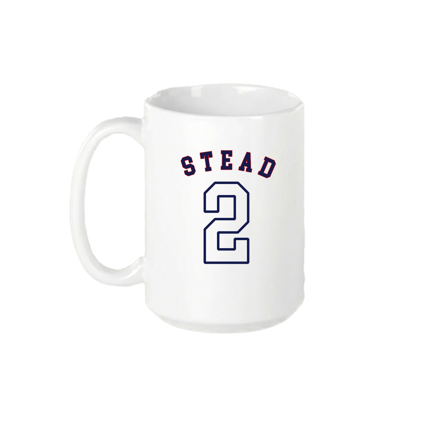 15oz Coffee Mug — Shirsey Arch in White