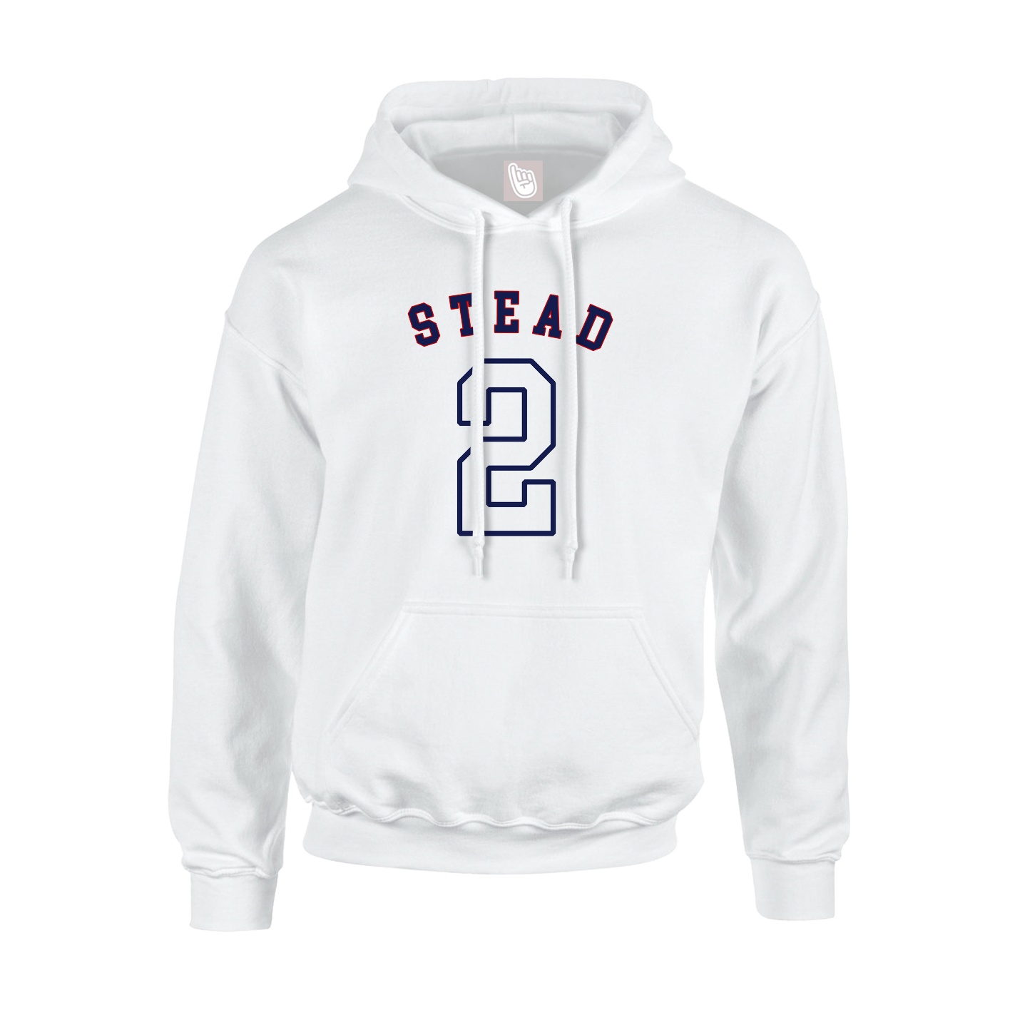 Youth Hoodie — Shirsey Arch in White