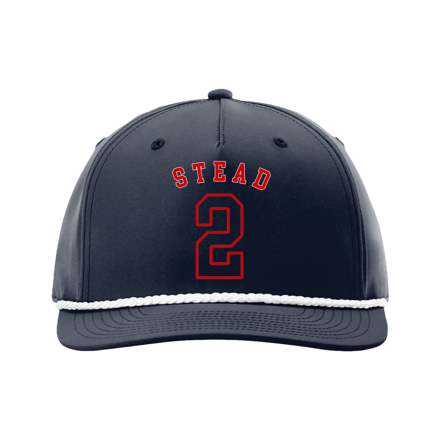 Five-Panel Classic Rope Cap — Shirsey Arch in Navy